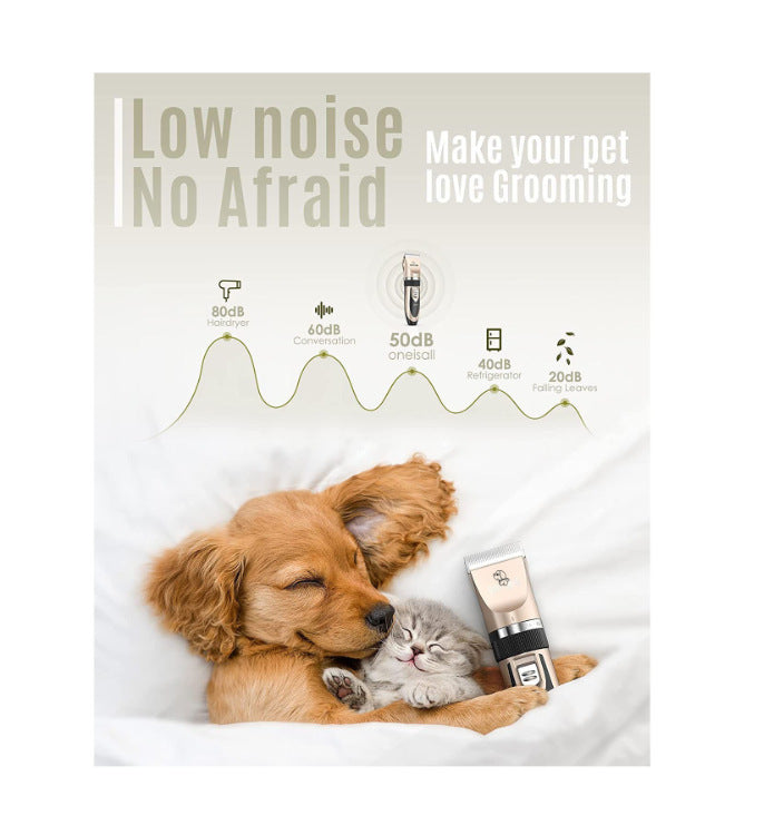 Silent Pet Hair Clipper - Electric Grooming Clippers for Dogs & Cats - view 5