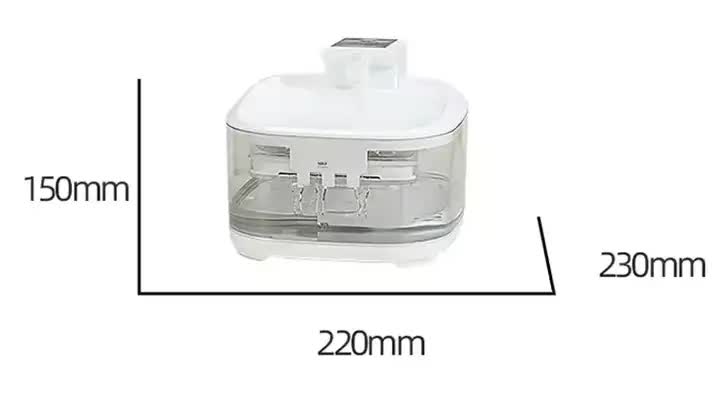 White 4.5L Rechargeable Pet Water Fountain for Cats & Dogs - Automatic Circulating Water Dispenser with Large Capacity - view 5