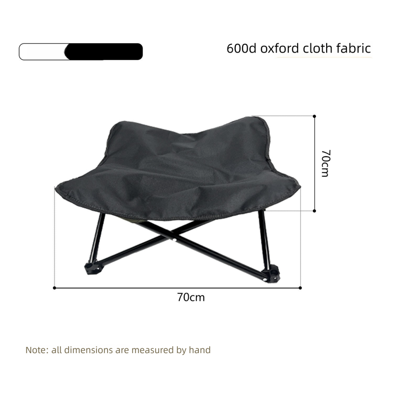 Bright Green Elevated Comfort Pet Bed - Portable & Foldable Dog Cat Cot - Durable 600D Oxford Fabric, Washable Cover, All Seasons - view 6