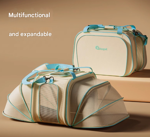 Stylish Portable Pet Backpack - Spacious Pet Carrier with Anti-Stress Design - view 5