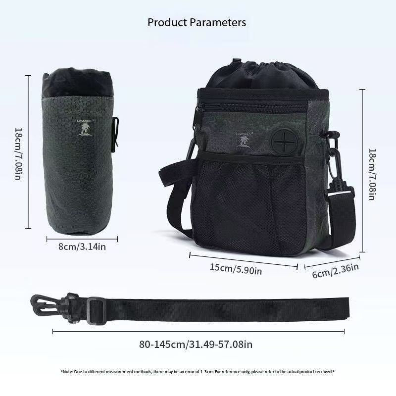 Multi-Functional Dog Training Pouch - Hands-Free Treat & Kibble Bag with Poop Bag Dispenser - view 4