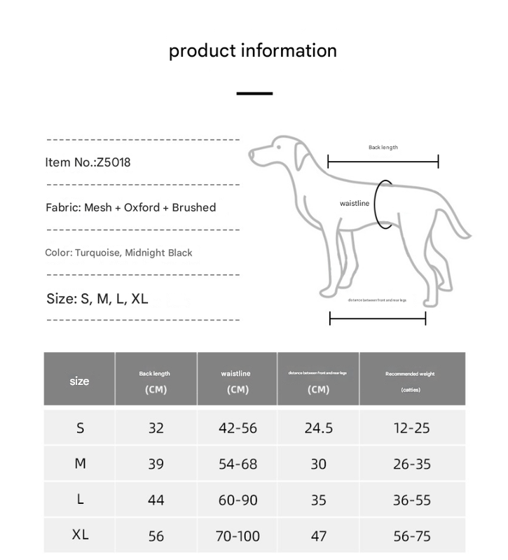 Black Pet Support Harness for Senior and Disabled Dogs - Adjustable Chest and Back Support Leash(Size M) - view 6