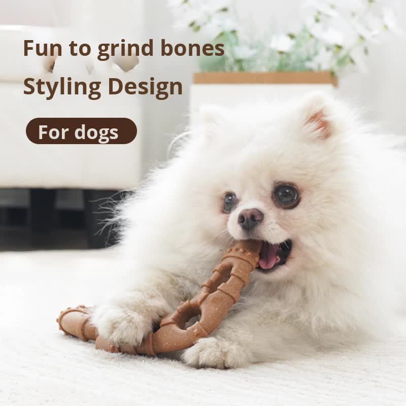 Wooden ring Durable Dog Chew Toy for Dental Health - Tough, Non-Toxic Teething Bone for Small & Medium Dogs - view 3