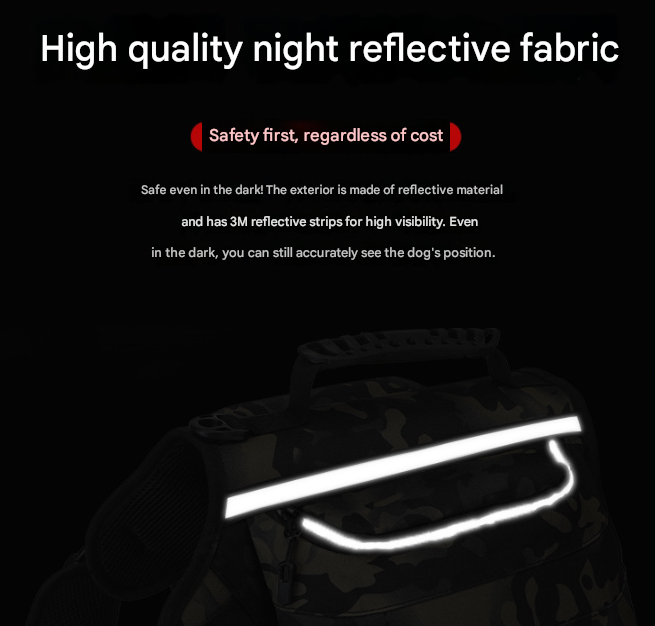 Grey Saddle Bag Dog Backpack - Adjustable Harness Pack for Hiking, Camping & Travel with Medium to Large Dogs - view 3