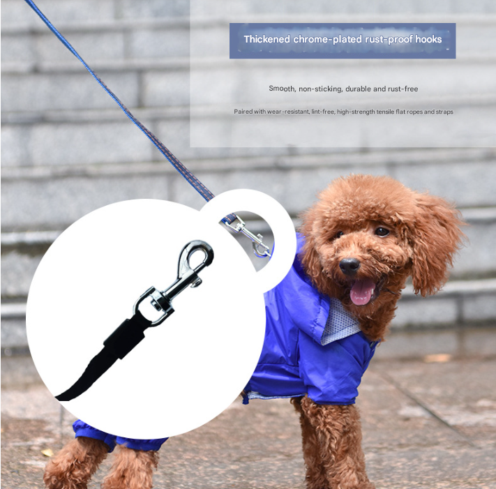 Red 3-in-1 Retractable Dog Leash with LED Flashlight and Waste Bag Dispenser 5m Nylon Lead for Dogs up to 20kg Essential Pet Walking Gear - view 4