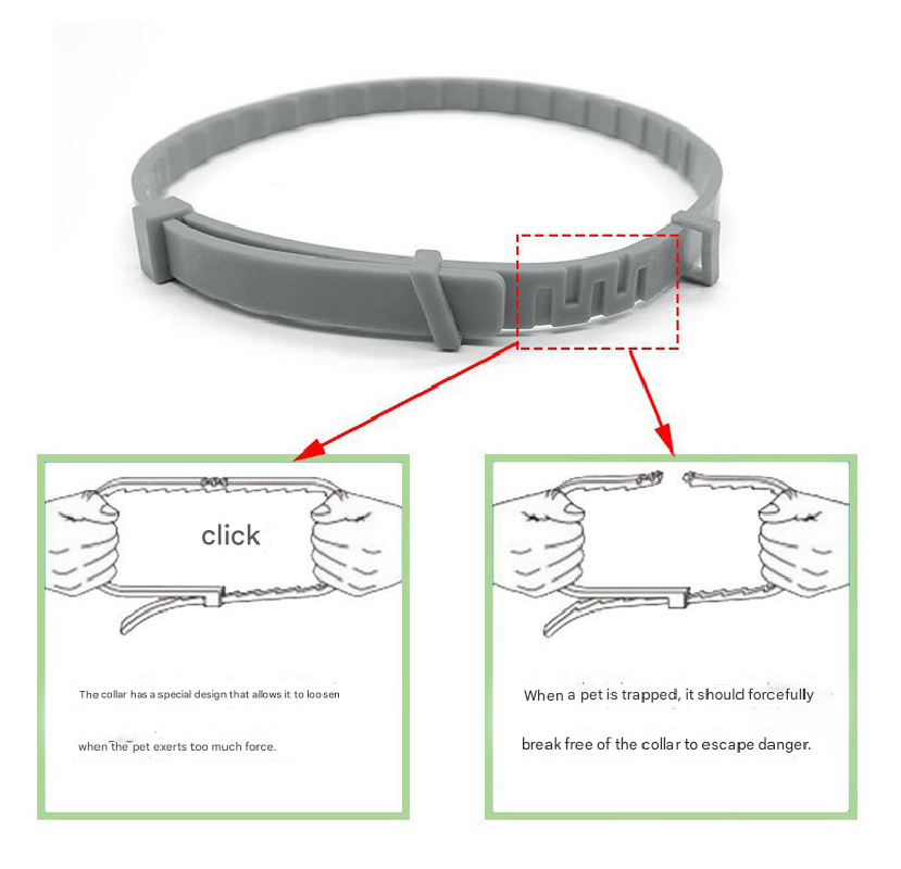 3-Pcs Luminous night 8-Month Flea and Tick Repellent Collar for Dogs and Cats – Waterproof, Adjustable & Safe with Natural Herbal Oils(38cm) - view 4