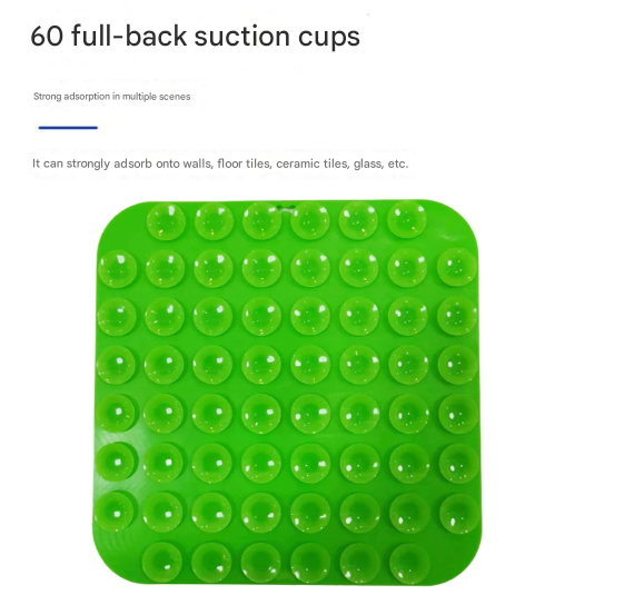 2PCS Purple 20 x 20 cm Silicone Pet Lick Mat | Multi-Zone Slow Feeder Pad with Suction Cups | Anxiety Relief Dog & Cat Bowl - view 3