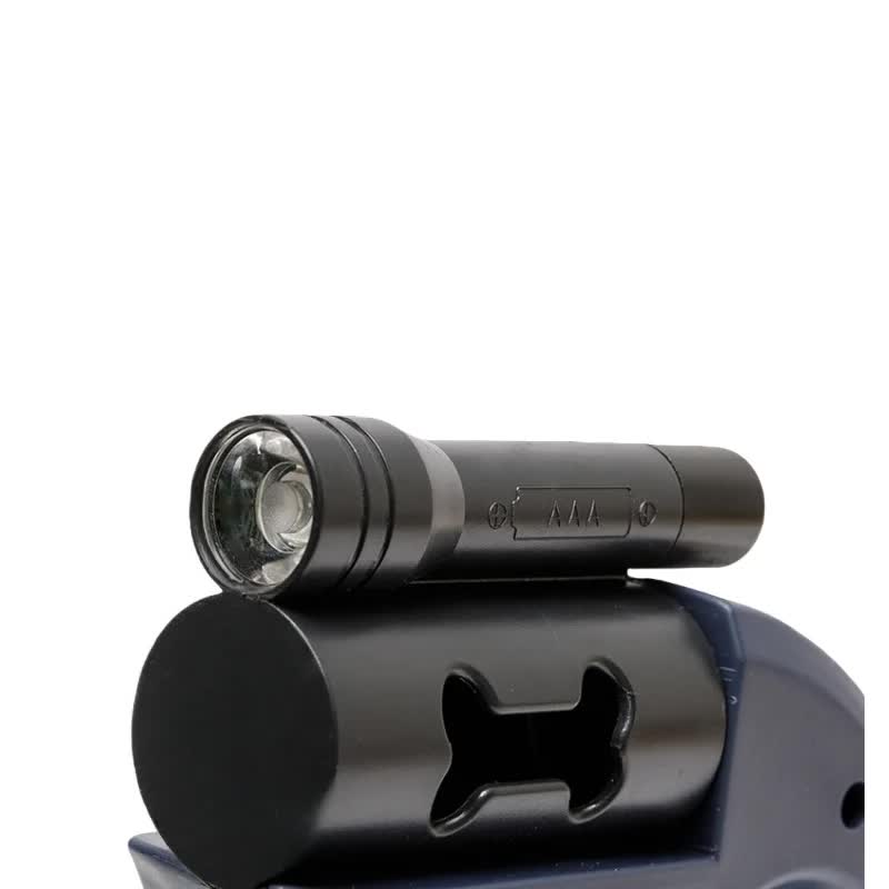Brown and Grey One-to-Two Retractable Dog Leash with One-Click Safety Lock & Night Light - 3M Tangle-Free 360° Rotation Walking Leash - view 5