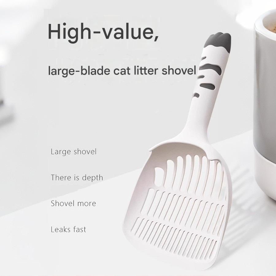 Travel Friendly Pet Toilet Kit - Black Portable Cat Litter Box and White Scoop Set - Foldable Oxford Fabric Tray with Waterproof Liner, PP Fine Mesh Scoop for Tofu and Clumping Litter,Suitable for travel and outdoor use - view 10