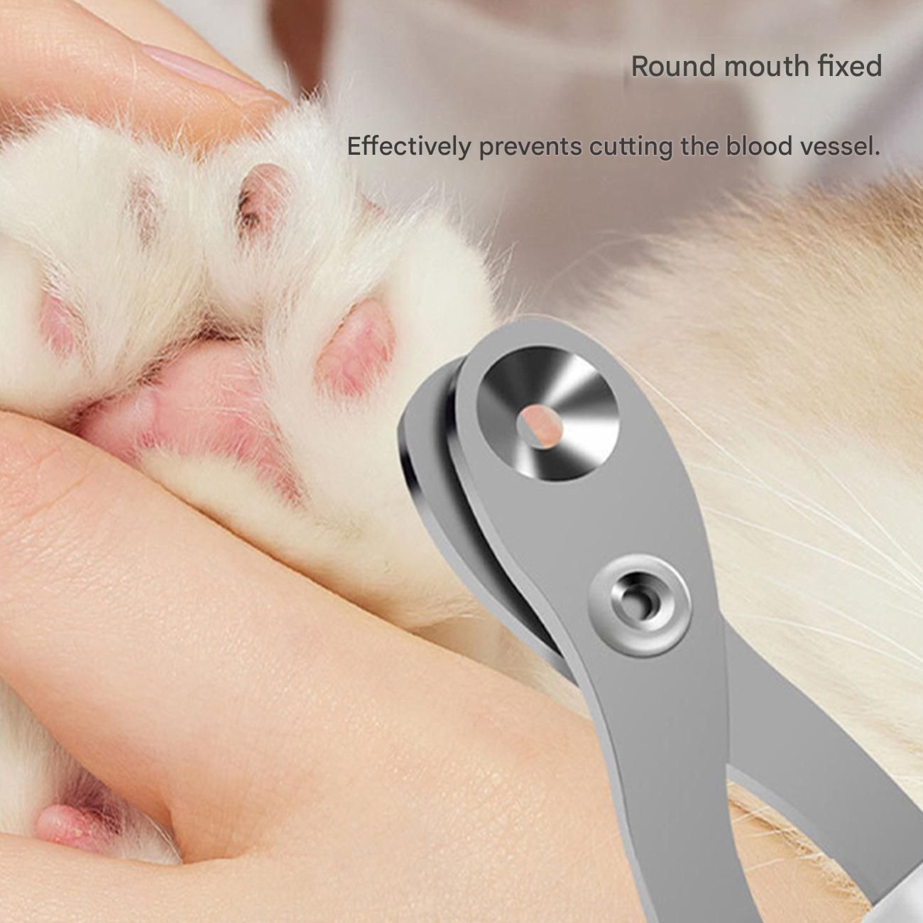 Silver Tiger Cat Complete Cat Care Set - One-Touch Deshedding Brush, Stainless Steel Nail Clipper & Fur Collection Locket - view 7