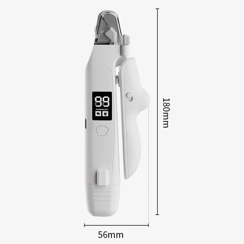 2 in 1 Pet Nail Clippers with Grinder LED Light Rechargeable Electric Dog Cat Nail Trimmer with LCD Display - view 6
