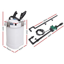 Giantz Aquarium Filter Fish Tank External Canister Water Pump 1250L/H - view 2