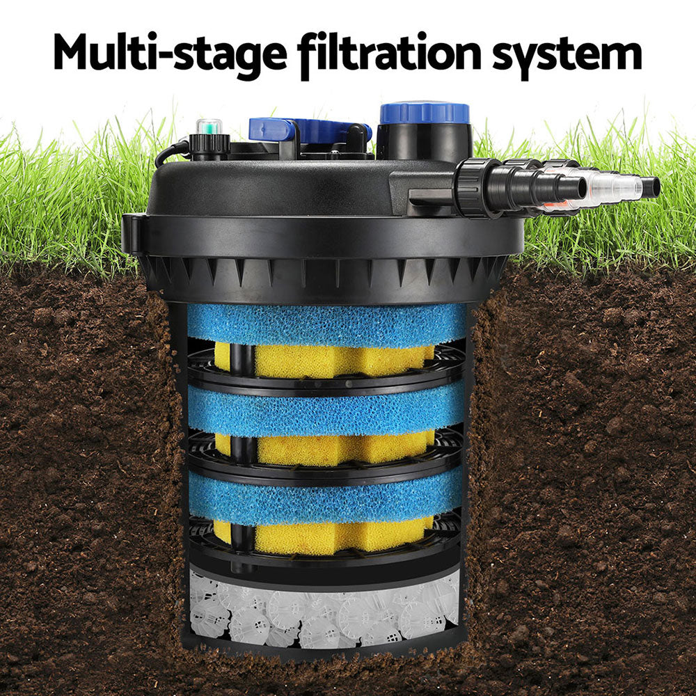 Giantz Aquarium Filter Fish Tank External Canister Water Filter 10000L/H - view 5