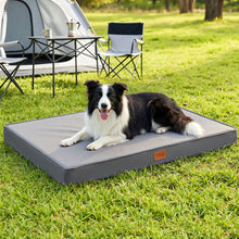 i.Pet Dog Bed XL Water-resistant Egg Crate Foam Orthopedic Pet Mat Grey