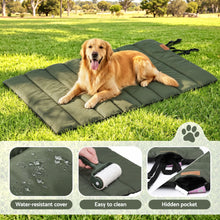 i.Pet Outdoor Dog Bed Large Water-resistant Washable Foldable Travel Dog Mat Green - view 2