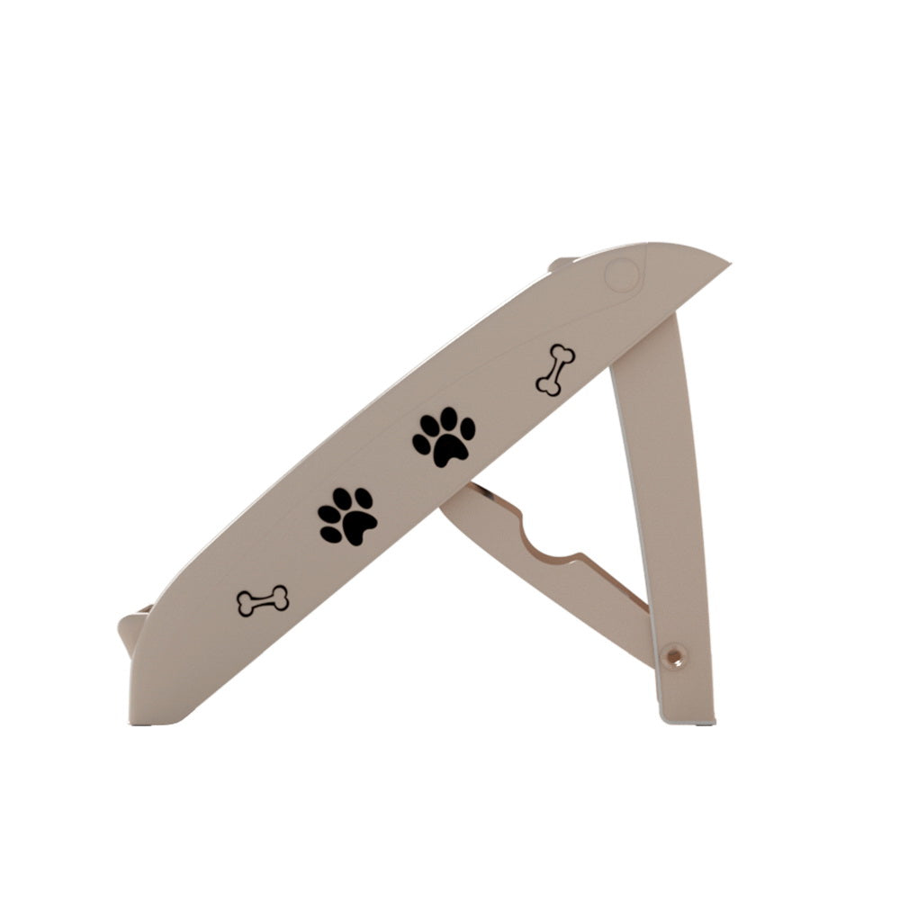 i.Pet Dog Ramp Steps For Bed Sofa Car Pet Stairs Ladder Portable Foldable Beige - view 4