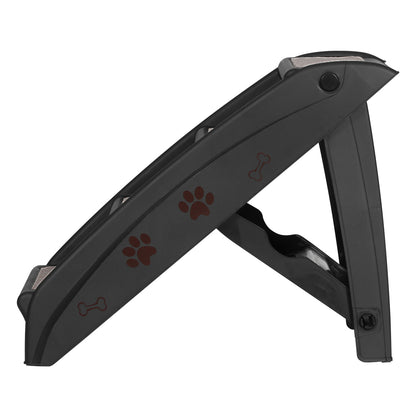 i.Pet Dog Ramp Steps For Bed Sofa Car Pet Stairs Ladder Portable Foldable Black - view 4