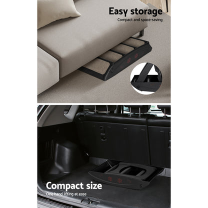 i.Pet Dog Ramp Steps For Bed Sofa Car Pet Stairs Ladder Portable Foldable Black - view 6