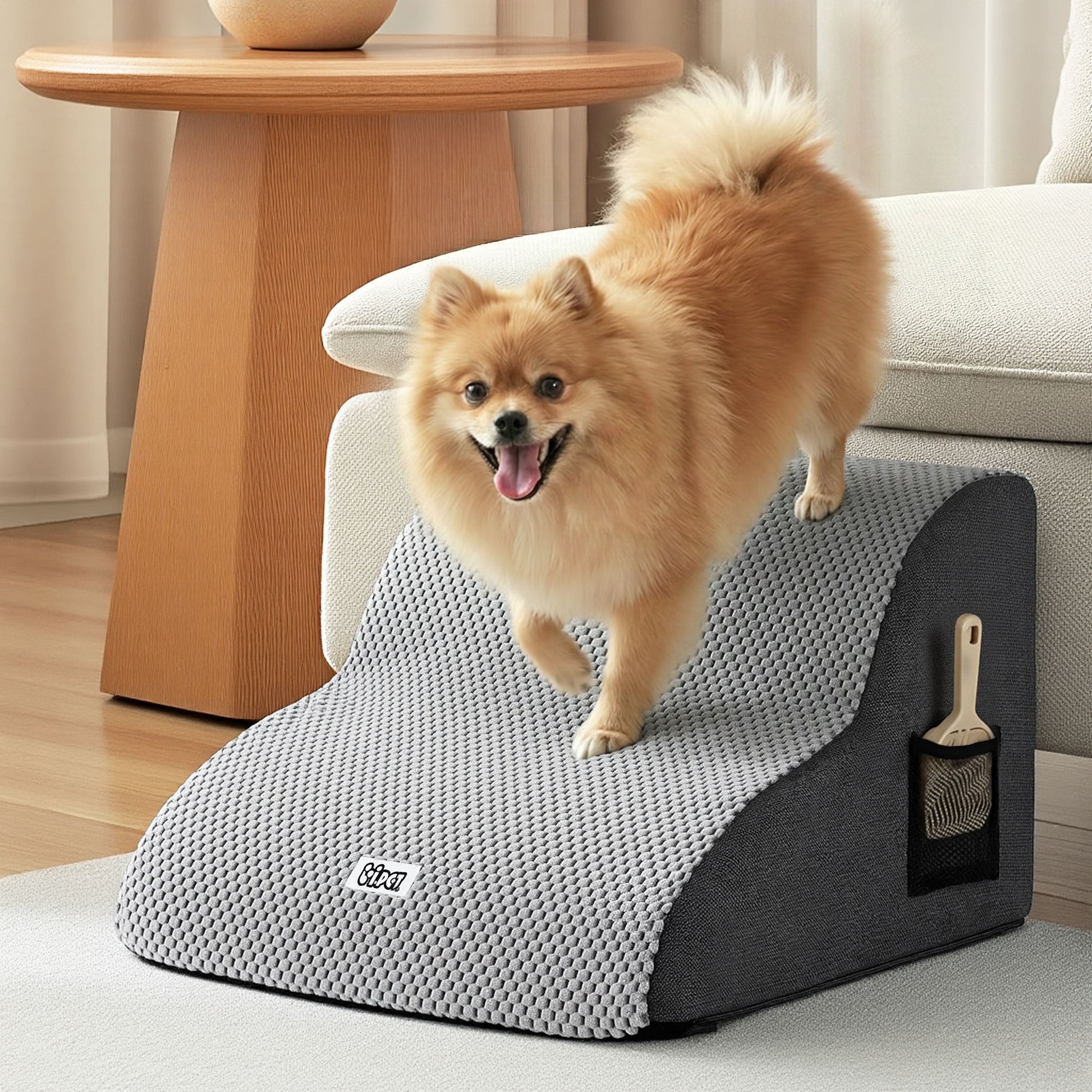 i.Pet Dog Ramp 2 Steps For Small Dogs Bed Sofa Car Foam Non-Slip Pet Cat Stairs - view 8
