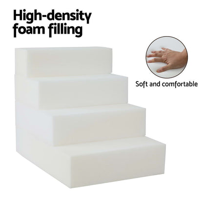 i.Pet Dog Ramp Foam Dog Cover Stairs Portable Cat Ladder For Sofa Bed 4 Steps - view 5