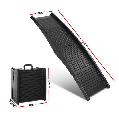 i.Pet Dog Ramp Pet Stairs Steps For Car SUV Ladder Travel Foldable Portable - view 2