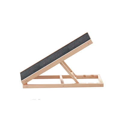 i.Pet Dog Ramp 70cm Adjustable Height Wooden Steps Stairs For Bed Sofa Car Foldable - view 3