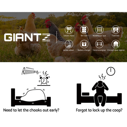 Giantz Automatic Chicken Coop Door Opener - view 3