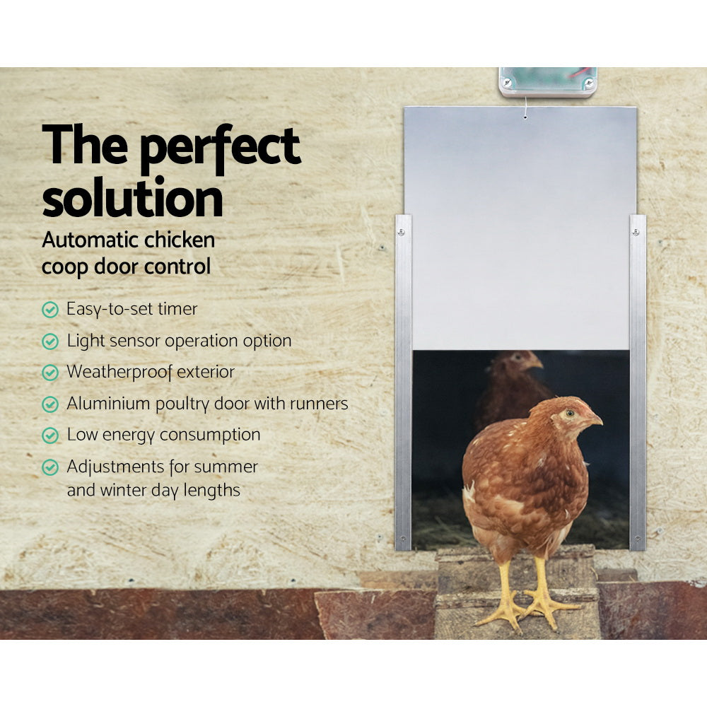 Giantz Automatic Chicken Coop Door Opener - view 4
