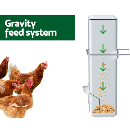 Giantz Chicken Feeder 4L Water Dispenser Automatic Waterer - view 4