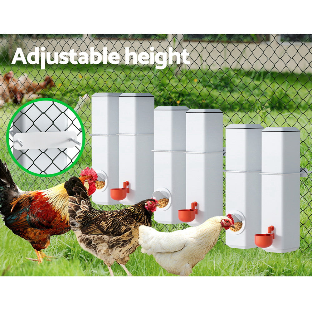Giantz Chicken Feeder 4L Water Dispenser Automatic Waterer - view 6