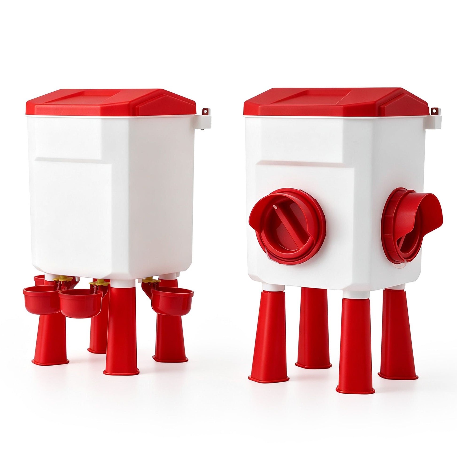 Giantz 8kg Chicken Feeder and 7L Waterer Set Large Capacity Poultry Drinker Kit - view 2