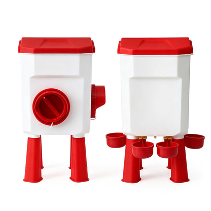 Giantz 8kg Chicken Feeder and 7L Waterer Set Large Capacity Poultry Drinker Kit - view 4