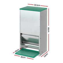 Giantz Automatic Chicken Feeder Port Coop Chick Poultry Treadle Self Opening - view 2
