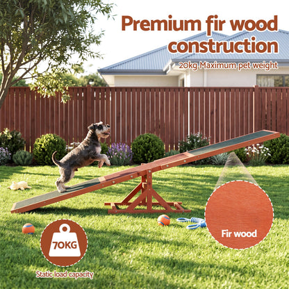 i.Pet Dog Agility Equipment Pet Seesaw Obedience Training Puppy Obstacle Outdoor Play 180cm - view 6