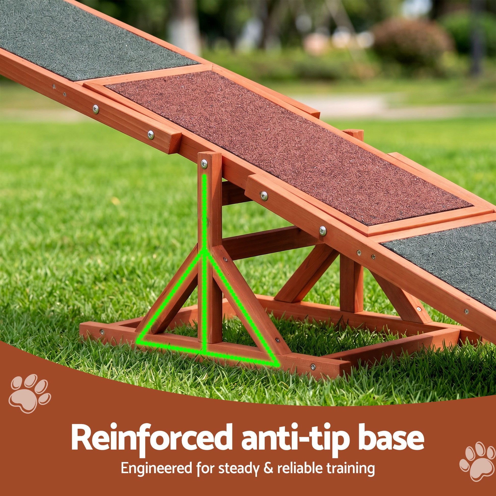 i.Pet Dog Agility Equipment Pet Seesaw Obedience Training Puppy Obstacle Outdoor Play 180cm - view 7