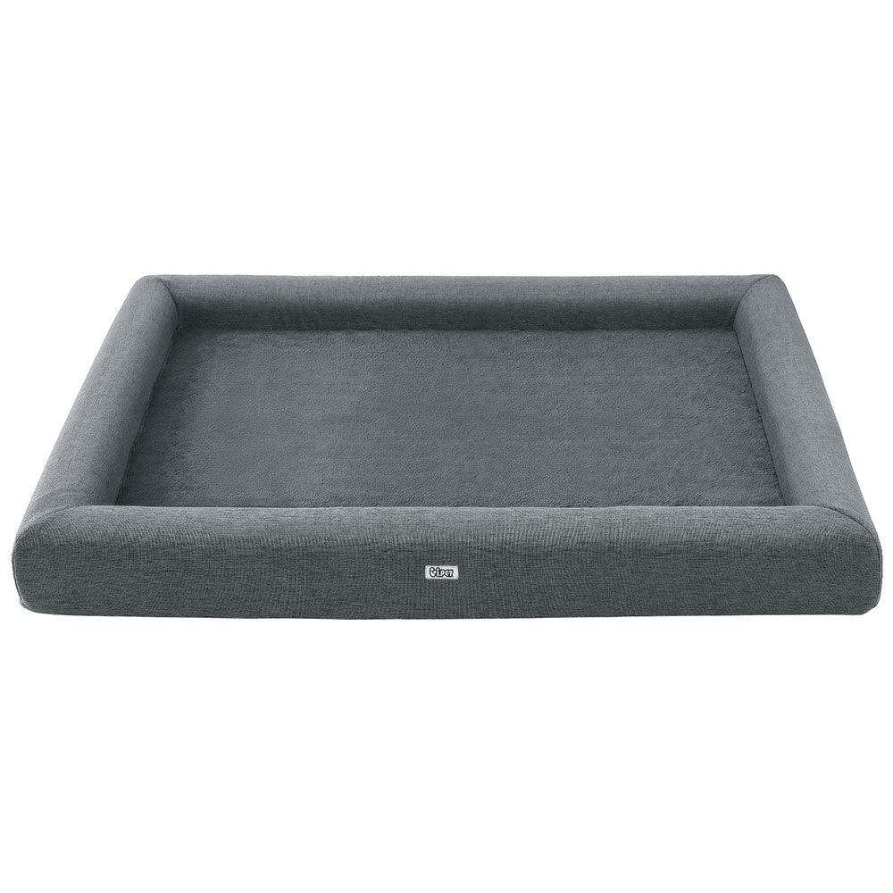 i.Pet Pet Bed Dog Cat Extra Large Calming Soft Sofa Cushion Egg Crate Washable Grey - view 3