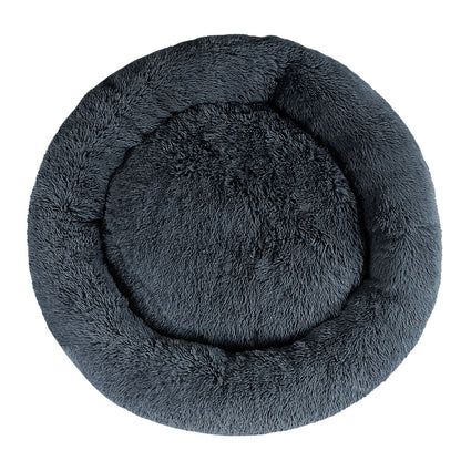 i.Pet Pet Bed Dog Cat 110cm Calming Extra Large Soft Plush Dark Grey - view 3