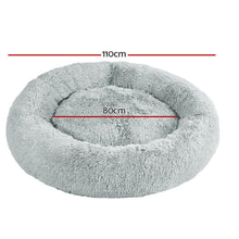 i.Pet Pet Bed Dog Cat 110cm Calming Extra Large Soft Plush Light Grey - view 2