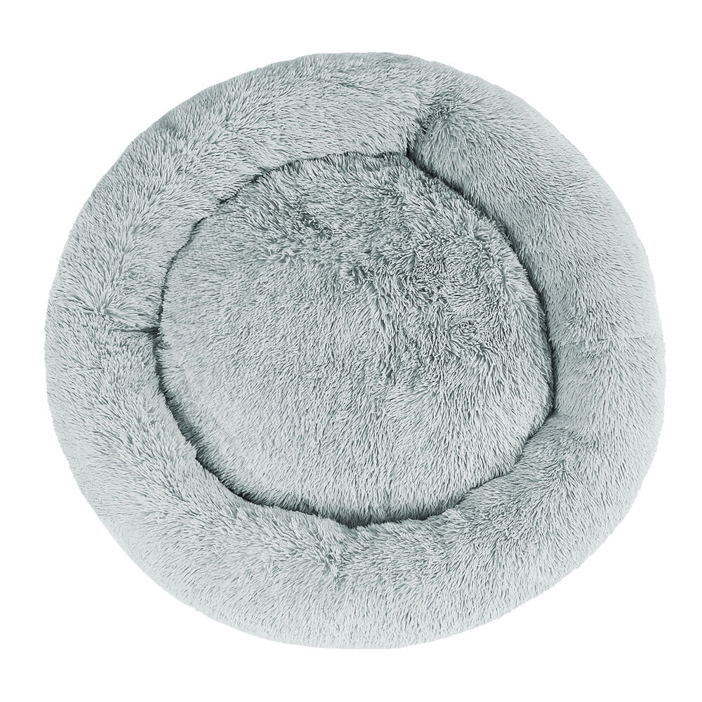 i.Pet Pet Bed Dog Cat 110cm Calming Extra Large Soft Plush Light Grey - view 3