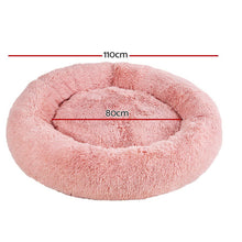 i.Pet Pet Bed Dog Cat 110cm Calming Extra Large Soft Plush Pink - view 2