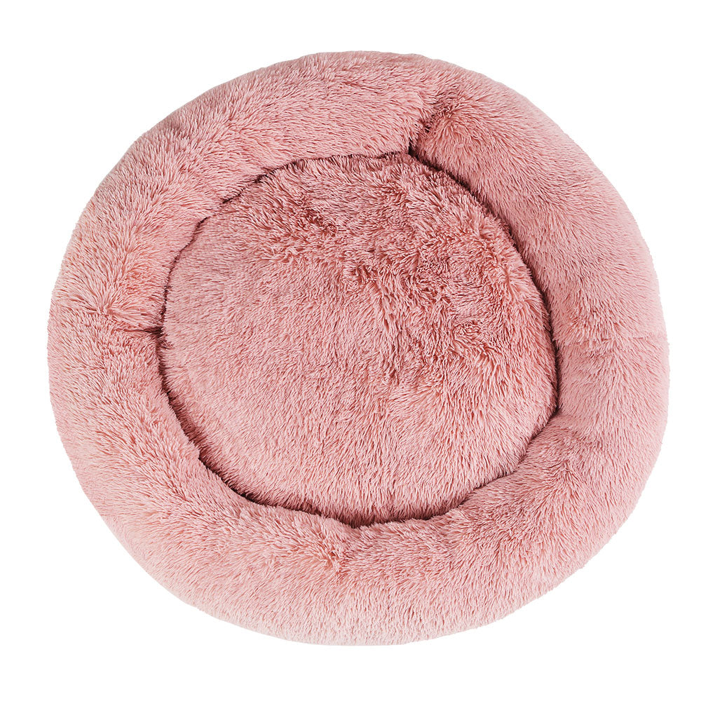 i.Pet Pet Bed Dog Cat 110cm Calming Extra Large Soft Plush Pink - view 3