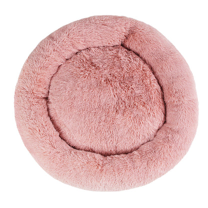 i.Pet Pet Bed Dog Cat 110cm Calming Extra Large Soft Plush Pink - view 3