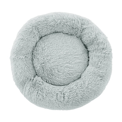 i.Pet Pet Bed Dog Cat 90cm Large Calming Soft Plush Light Grey - view 3