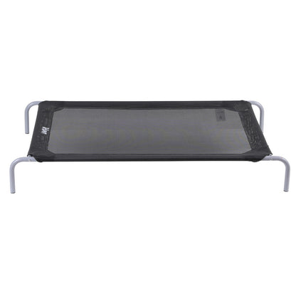 i.Pet Pet Dog Bed Elevated Trampoline Durable Raised Heavy Duty Large Dogs 90x137cm Black - view 3