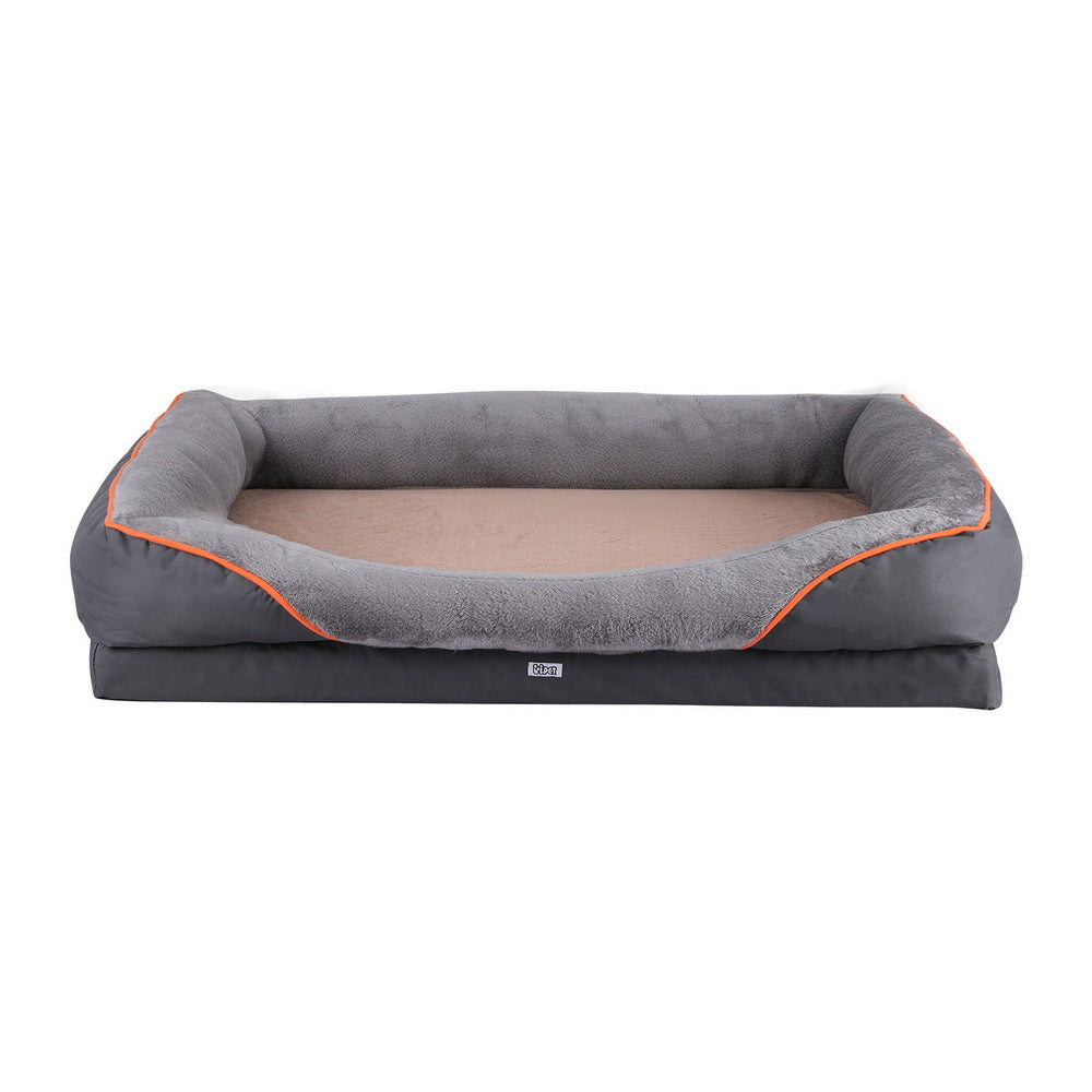 i.Pet Pet Bed Orthopedic Washable Dog Bed Plush Fleece Sofa Cushion Mat - view 3