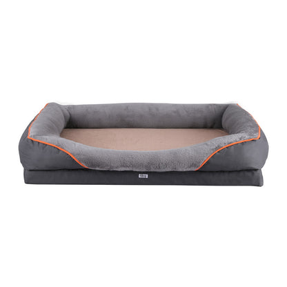 i.Pet Pet Bed Orthopedic Washable Dog Bed Plush Fleece Sofa Cushion Mat - view 3
