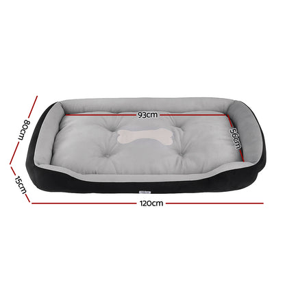 i.Pet Pet Bed Dog Bed Soft PP Cotton Mat Sleeping Comfy Cushion Washable Extra Large - view 2