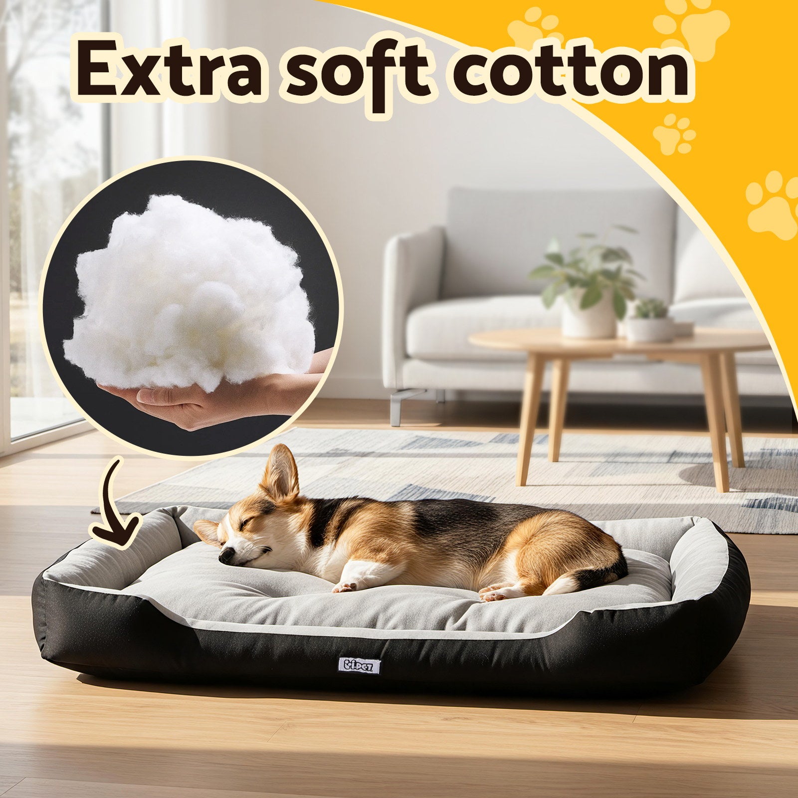 i.Pet Pet Bed Dog Bed Soft PP Cotton Mat Sleeping Comfy Cushion Washable Extra Large - view 4