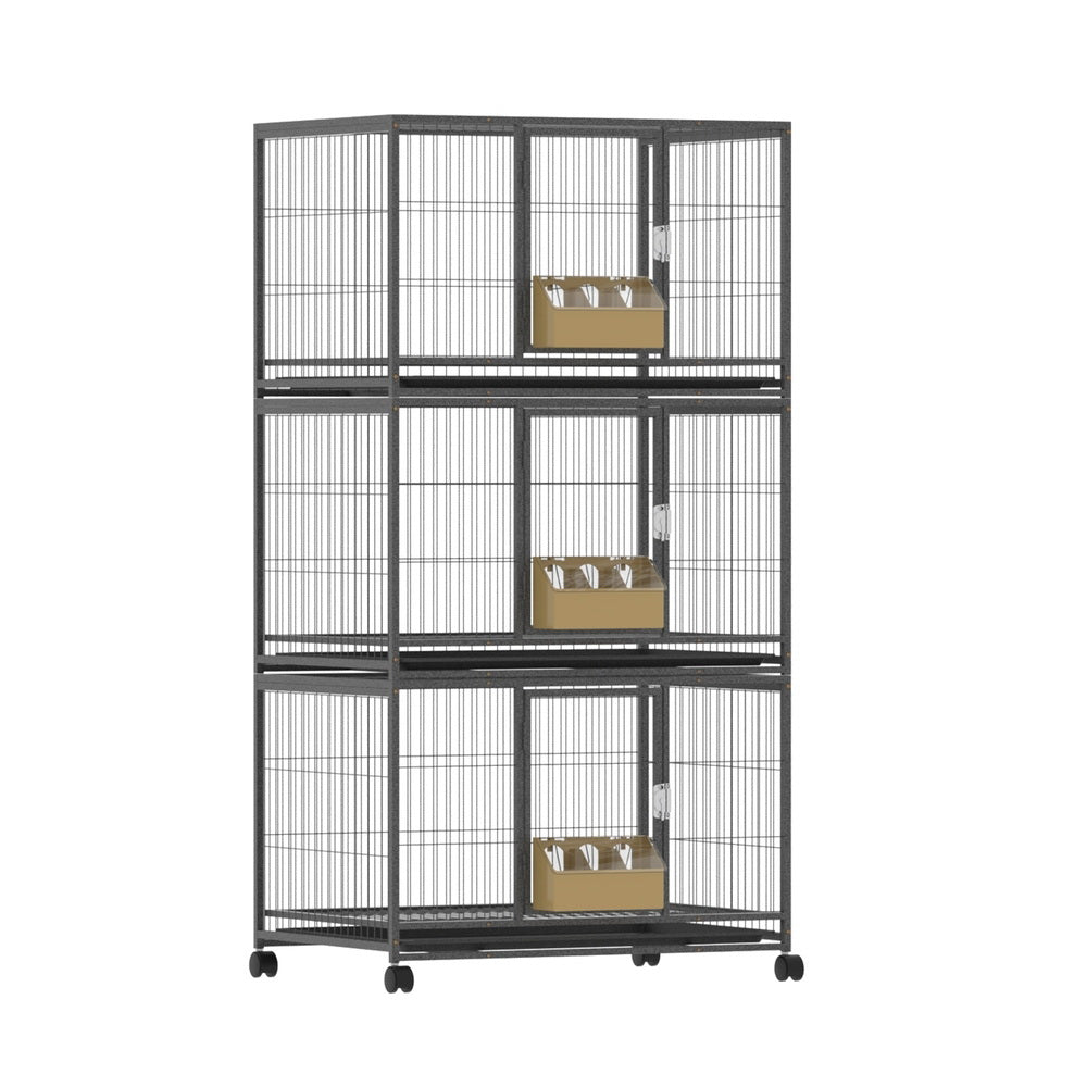 i.Pet Bird Cage Large Bird Cages Aviary Budgie Perch Cage Parrot Pet Stand Wheels - view 7