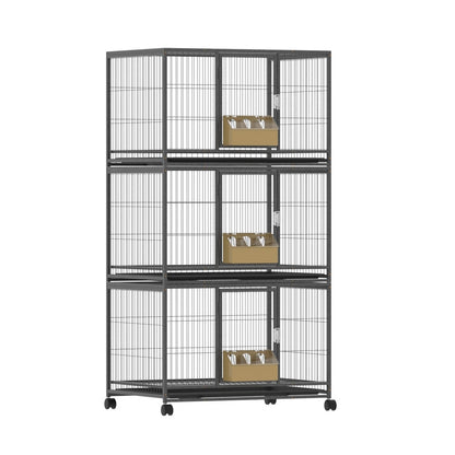 i.Pet Bird Cage Large Bird Cages Aviary Budgie Perch Cage Parrot Pet Stand Wheels - view 7